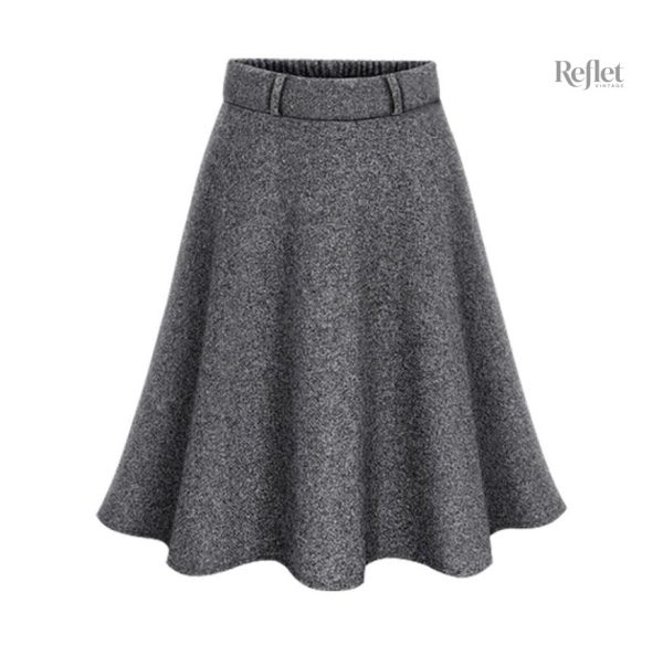 Modèle de jupe noire inspiré des années 50
