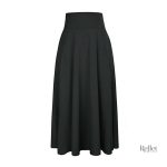 Jupe noire longue ample style année 60