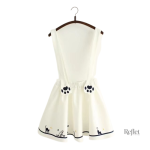 Jupe classique des années 50 avec taille haute
