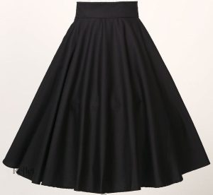 Jupe vintage plissée femme style années 60