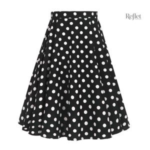 Jupe à pois style années 50