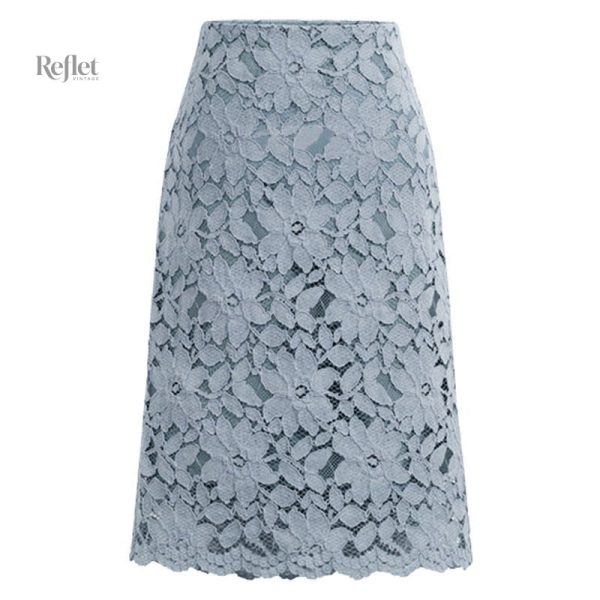 Modèle de jupe années 60, style rétro élégant en tissu léger