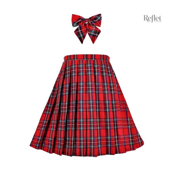Jupe rétro avec ceinture accentuée