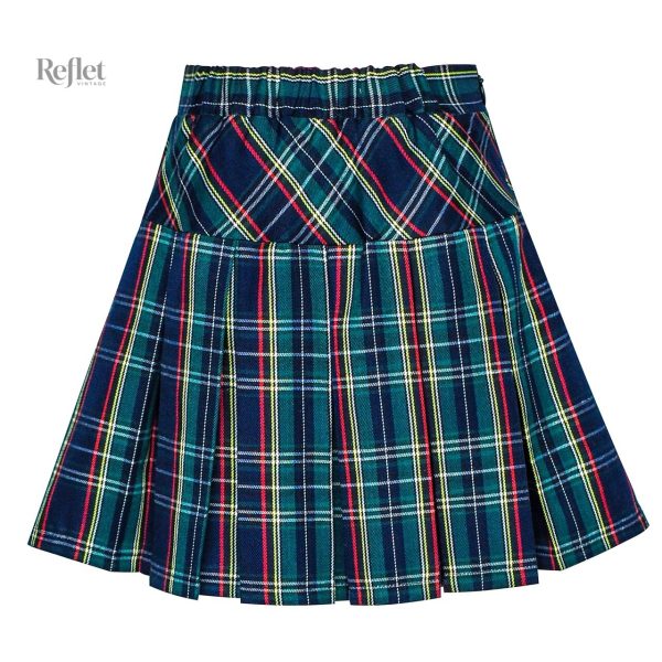 Jupe rétro avec taille haute et coupe fluide