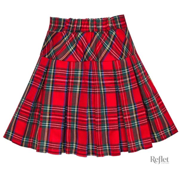 Jupe vintage à plis pour un style sophistiqué