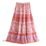 Jupe rose vintage année 60, style classique et élégant