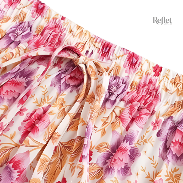 Jupe rose, intemporelle, inspirée des tendances années 60