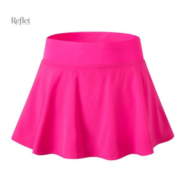 jupe-rose-fluo-a-volant-annee-80-1 Jupe fluo rose à volants style années 80