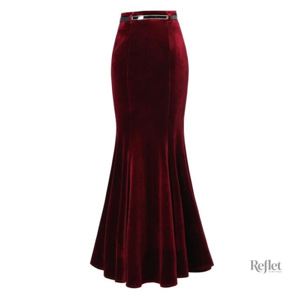 jupe-rouge-vintage-1 Jupe vintage rouge au style intemporel