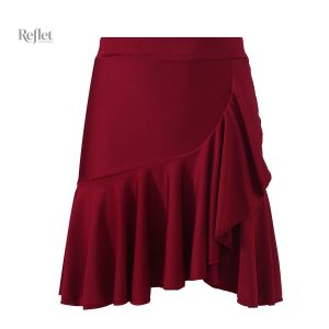 Jupe satinée style années 80