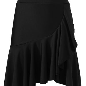 Jupe années 80 en satin