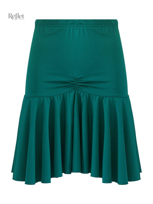 Style jupe vintage en satin