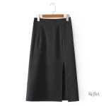 Jupe collant à la taille, style secrétaire des années 70