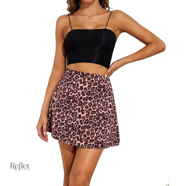 Jupe vintage années 80, look audacieux
