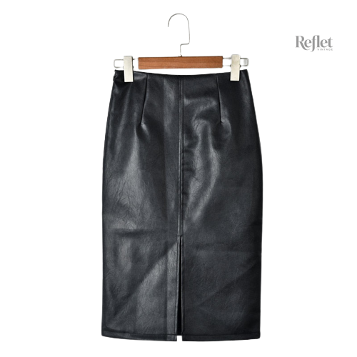 jupe-simili-cuir-dessin-annee-80-1 Jupe simili cuir style années 80