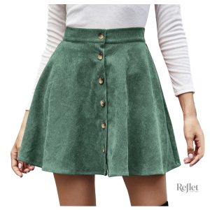 Jupe années 70 au style vintage et coloré