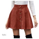 Mode rétro avec une jupe style années 70 unique