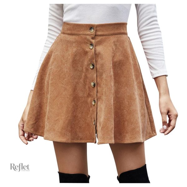 Jupe ample des années 70, parfaite pour un look nostalgique