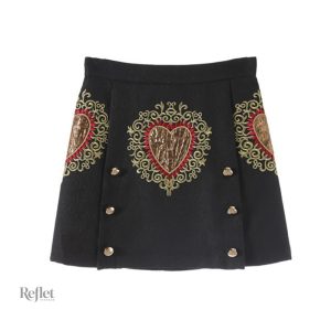 Jupe vintage tube style années 80, pièce tendance pour un look unique