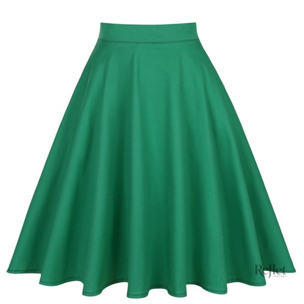 jupe-verte-vintage-1 Jupe vintage verte élégante et intemporelle