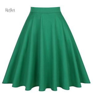 Jupe verte au style rétro et unique
