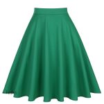 Style vintage : jupe en vert attrayant