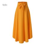 Jupe vintage à taille haute, confort et allure