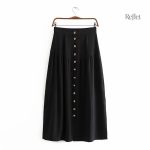Jupe vintage noire des années 50, style classique