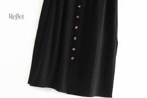Jupe vintage noire, choix parfait pour un look rétro