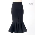 Jupe vintage colorée avec taille cintrée