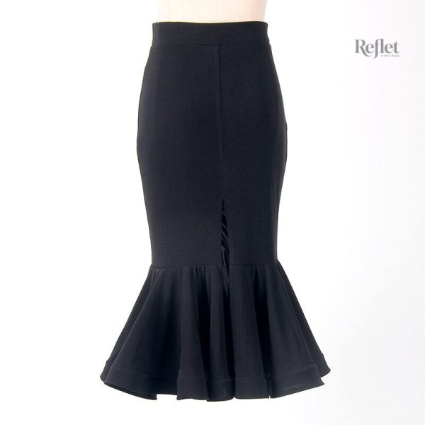 Jupe vintage colorée avec taille cintrée