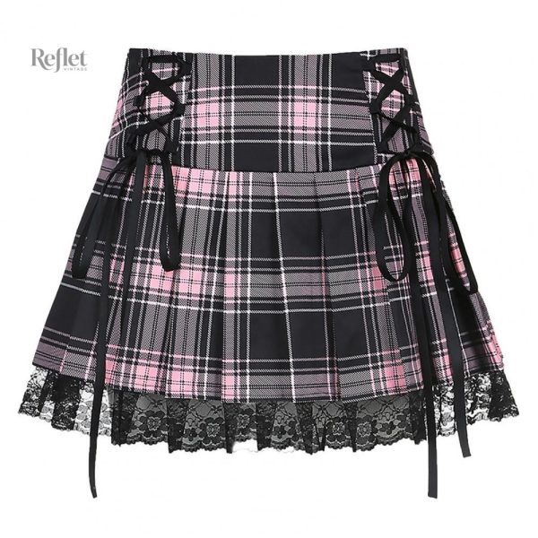 jupe-vintage-style-annee-80-1 Jupe vintage style années 80, motif coloré et coupe ample
