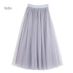 Jupe vintage violet pour un look inspiré des années 80