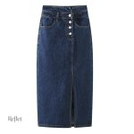 Jupe en jean femme style années 80