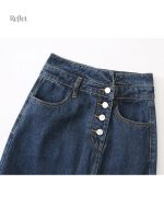 Jupe tendance en jean pour un look rétro
