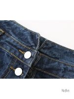 Jupe en denim années 80 pour femmes