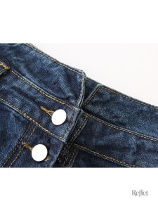 Jupe en denim années 80 pour femmes
