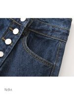 Jupe vintage en jean femme