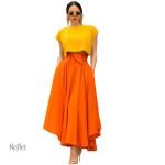 Jupe longue style disco, pour une allure festive