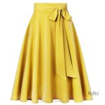 Jupe femme style années 70, mode rétro élégante