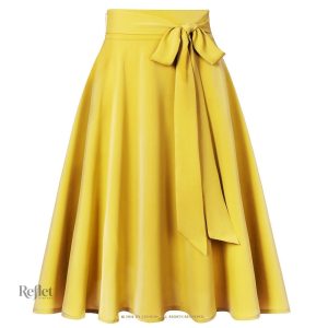 Jupe femme années 70, tissu fluide et agréable