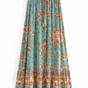 Jupe courte années 60 avec motifs colorés