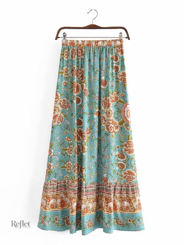 Jupe taille haute années 60, look vintage