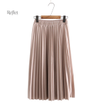 Jupe plissée des années 60, style rétro élégant