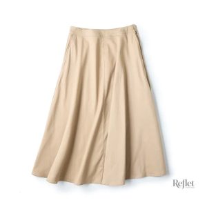 Jupe à taille haute tulipe, look classique