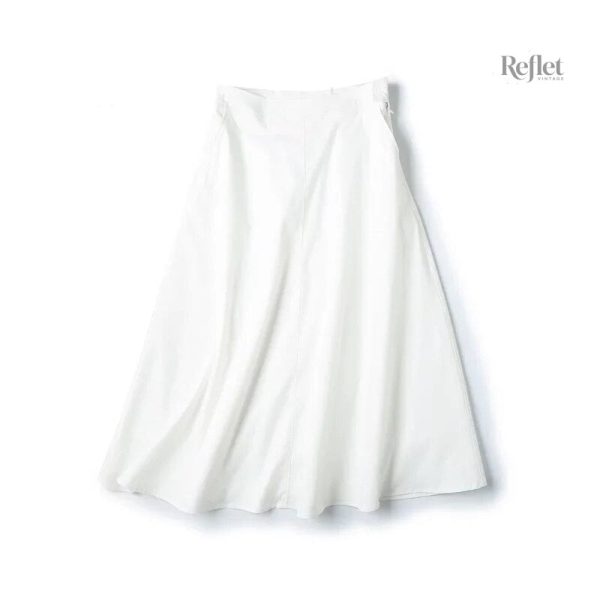 Jupe tulipe avec plis, style bohème des années 70