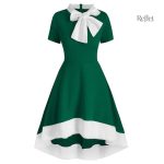 Robe vintage années 50, style rétro élégant et intemporel
