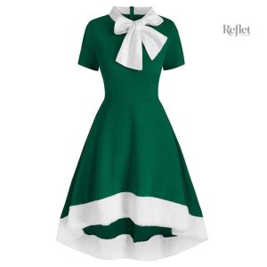 Robe vintage années 50, style rétro élégant et intemporel