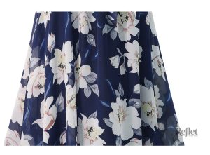 Mode rétro : jupe à fleurs des années 70
