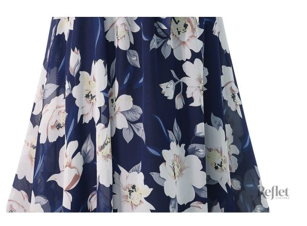 Mode rétro : jupe à fleurs des années 70